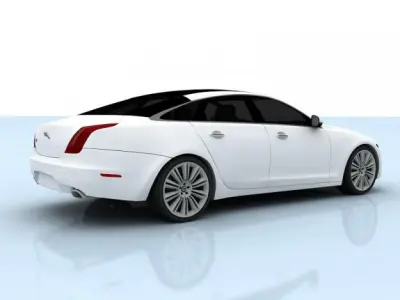 Jaguar XJ 2010 3D model