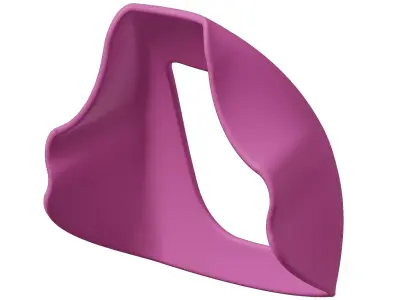 Plastic Bike Visor Toy 3D model