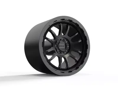 kmc WRATH wheel 3D MODEL 3D print model