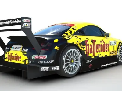 Audi TT-R DTM 2003 - Hasseroeder 3D model