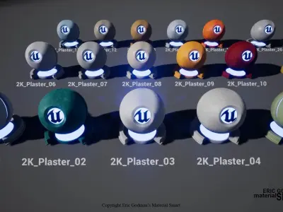 Optimized Plaster World Aligned Materials 3D model