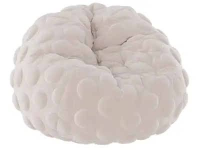 Round Bean Bag 3D model