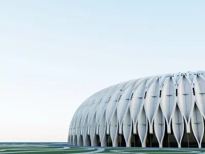 Baseball stadium 07 3D model