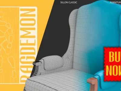 SILLON CLASSIC 3D model