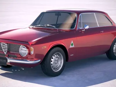 Alfa Romeo Giulia GTA 1965-1969 vray 3D model