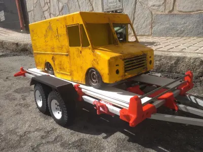 Trailer for crawler or rc car 3D print model