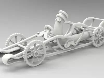 Cars - air racer 3D print model