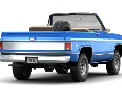 GENERIC CONVERTIBLE SUV 12  3D model