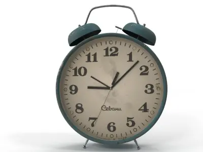 Old alarm clock 3D model