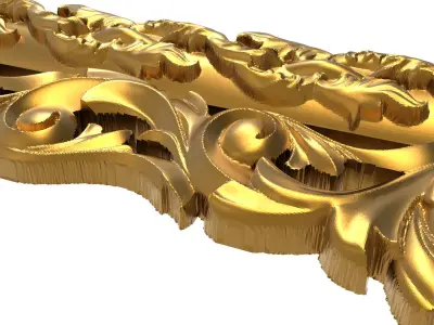 carved frame 3D model 41