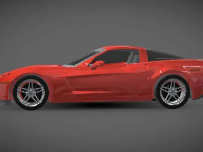 Chevrolet Corvette C6 - 2005-2013 3D model