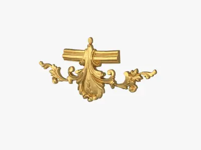 Classic decor ornament 230 3D model