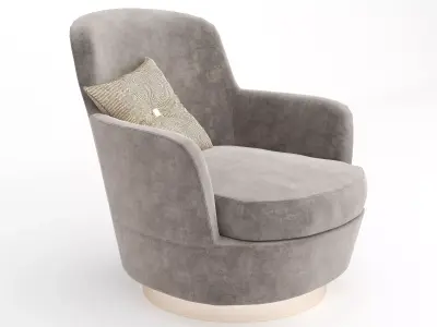 Luxury Single Luxy Armchair 3D model
