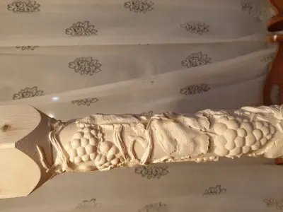 Grapes Column for Cnc Milling 3D model