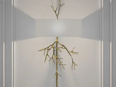 Global Views Twig Electrified wall sconce 3D model