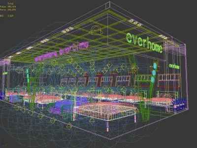 Exhibition - Area - 17X8-3DMAX2009-03 3D model