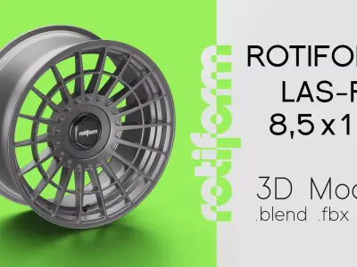 Rotiform LAS-R Rim 3D Model 3D model
