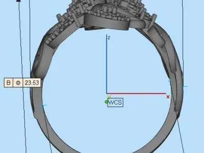 ring winter patterns  3D print model