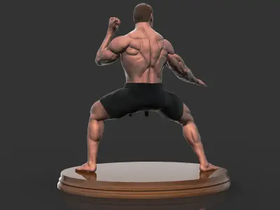 Jean Claude Van Damme Blood Sport  3D print model