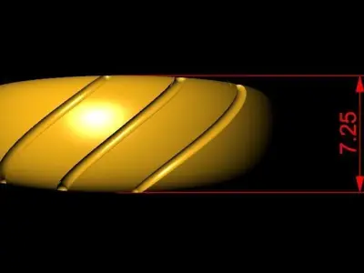 Band Ring 3D print model