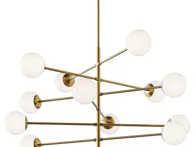 Chandelier Tortora 3D model