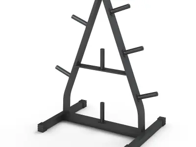 Weight Plate Tree 3D model