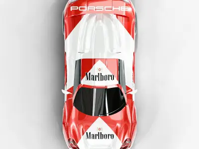 Posche Carrera GT Marlboro 3D model