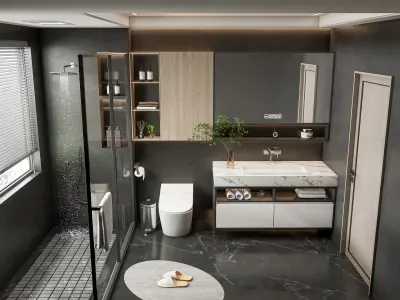 Bathroom 46 3D model
