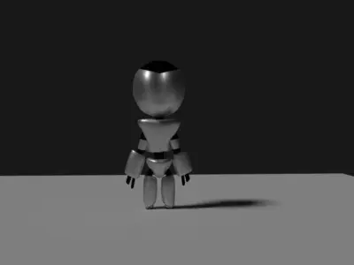 Troppoy Robot Free low-poly 3D model