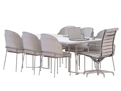 Conference table - Set 2 3D model