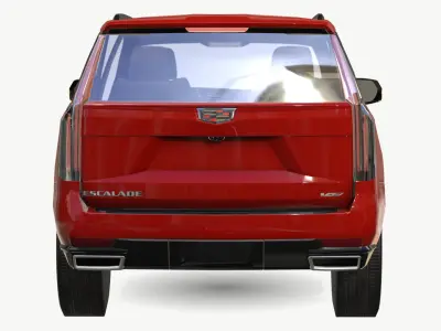 Cadillac Escalade V 2023 Low-poly 3D model