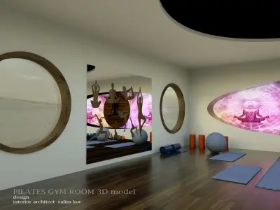 Pilates gym 3d model 3D model