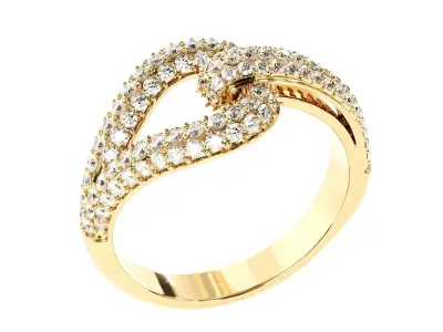 elegant fancy ring  3D print model