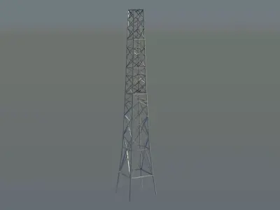 Pylon Tower Low-poly 3D model