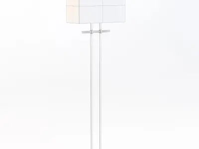 Glass Floor Lamp 3D model