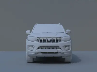 Scorpio-N 2022 3d model Low-poly 3D model