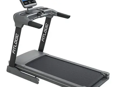 Treadmill FitLogic Low-poly 3D model