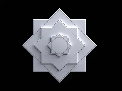 mosque decoration 3D model