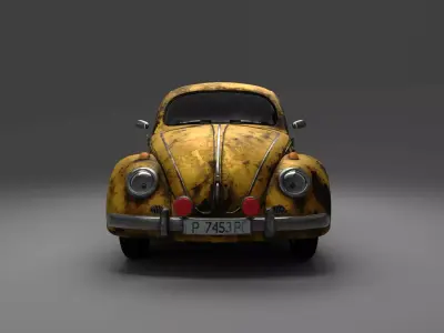 Volkswagen BeetleSplit car 3D model
