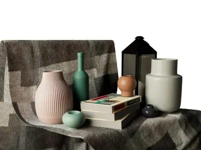 Decor set by ikea 3D model