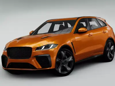 Jaguar F-Pace SVR 2021 3D model