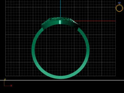 Women Ring STL Womens Ring 3d models 3D print model 3D print model get