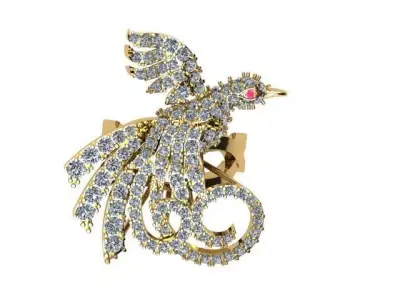 Hamsa Ring 3D print model