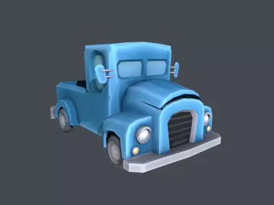 Car Stylized Low-poly 3D model