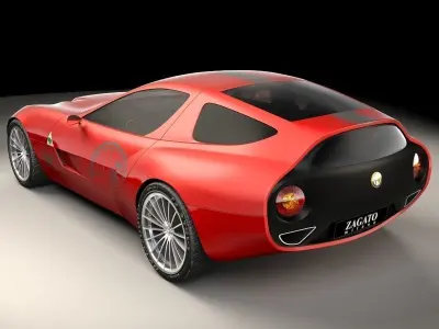 Zagato Alfa Romeo TZ3 Corsa 3D model