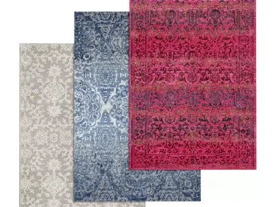 Rug Set 1624 3D model