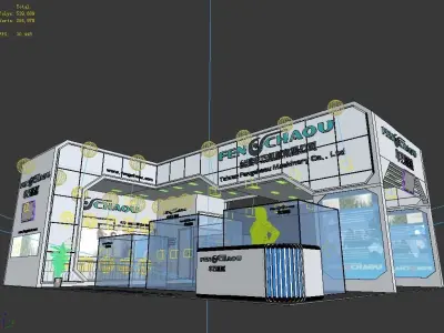 Exhibition - Area - 12X9 3DMAX2009-018 3D model