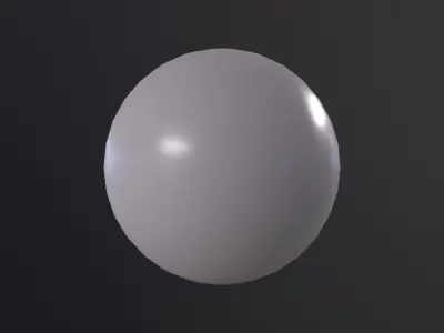 Sphere Object 3D Model Low-poly 3D model