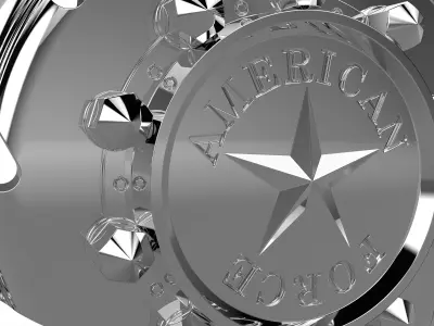 AMERICAN FORCE J02 THUNDER DRW WHEEL 3D print model