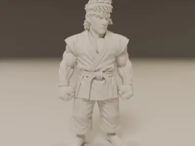 Riu - Street Fighter 3D print model